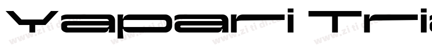 Yapari Trial Bold Wi字体转换 Yapari Trial Bold Wi字体转换
